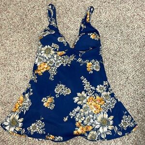 Vintage 70s skirted bathing suit